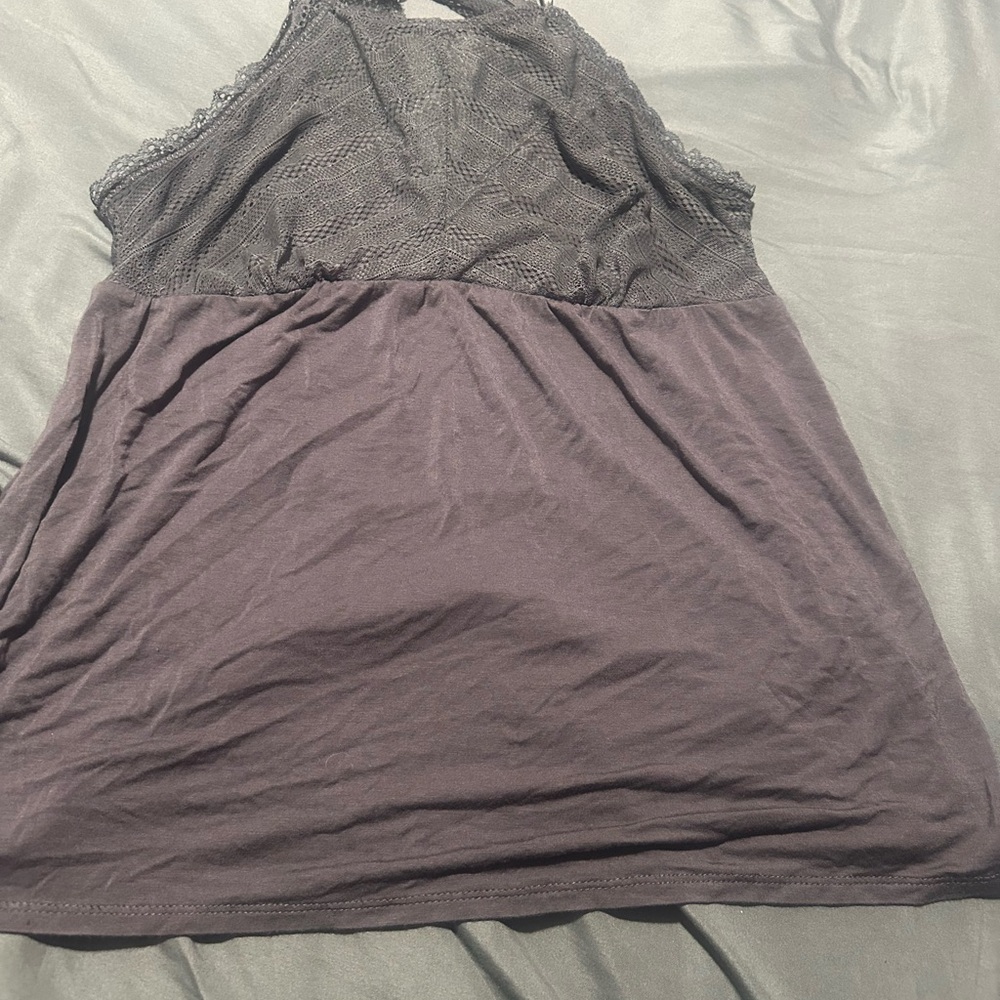 Nicole Miller Black Lace Top